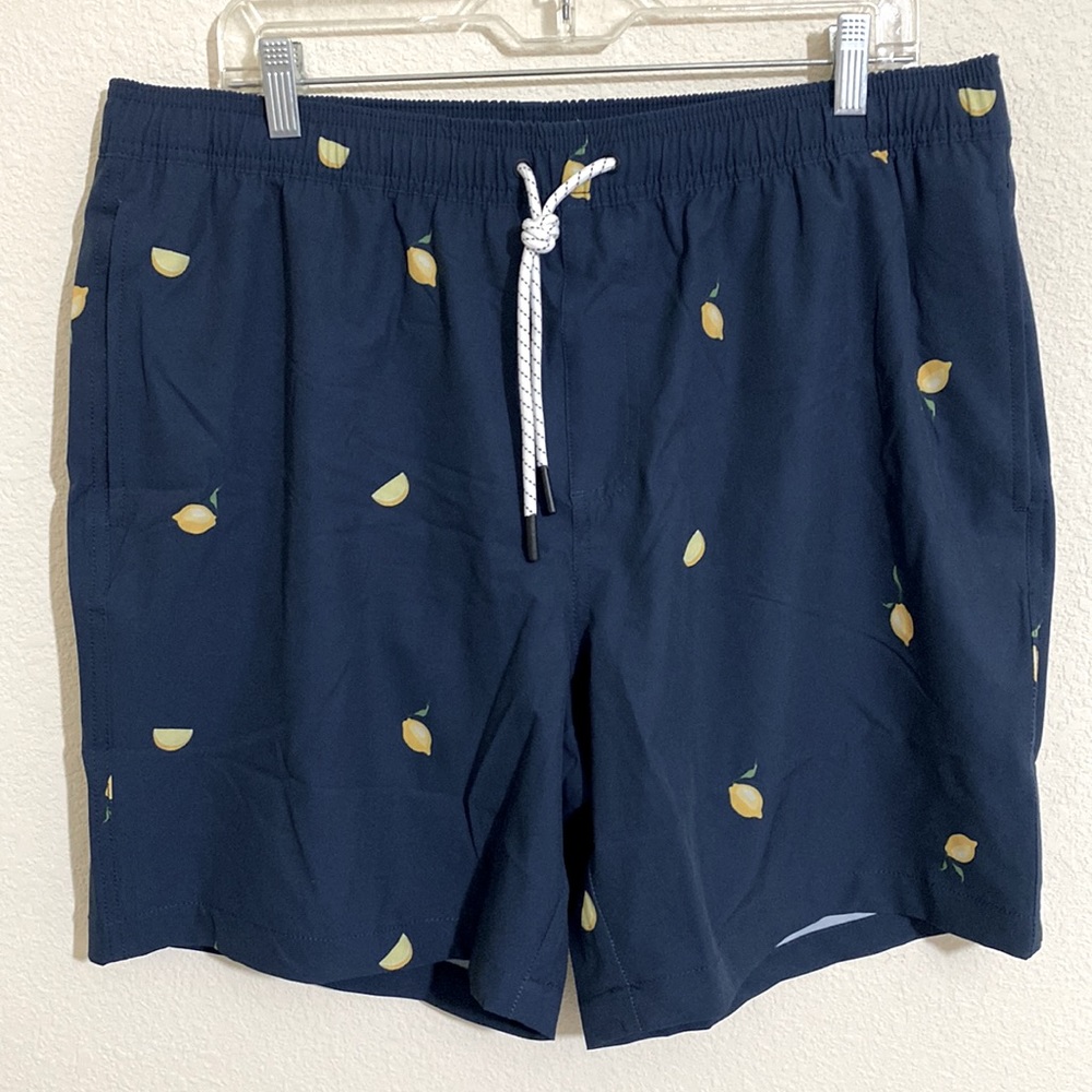 TIDE TREND Men's Lemon Prints Swim Trunks Size XXL